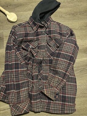 Boston Traders Plaid Lightweight Shirt Jacket